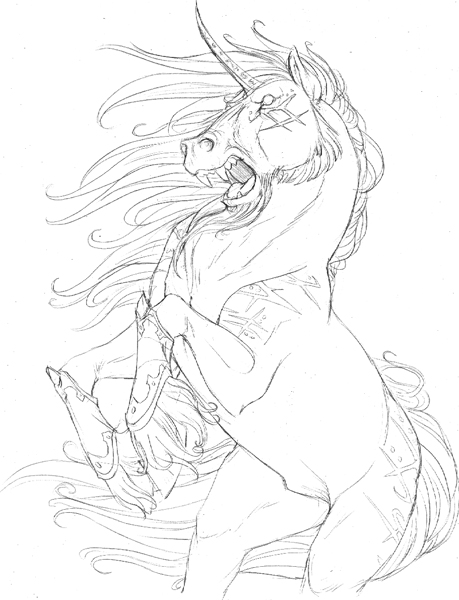 licorne dessin licorne dessin